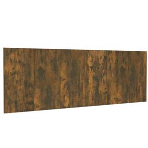 VidaXL Hoofdbord wandmodel 240x1,5x80 cm bewerkt hout gerookt eiken