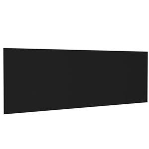 VidaXL Hoofdbord wandmodel 240x1,5x80 cm bewerkt hout zwart