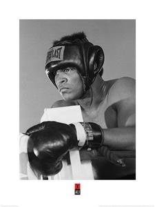 Muhammad Ali Training Kunstdruk 60x80cm