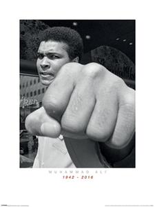 Muhammad Ali Commemorative Punch Kunstdruk 60x80cm