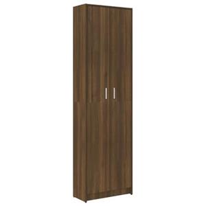 VidaXL Gangkast 55x25x189 cm bewerkt hout bruineikenkleurig