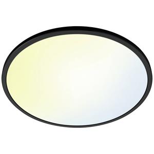 WiZ 8719514554955 SuperSlim  Ceiling 22W B RD 27-65K TW LED-plafondlamp 22 W Zwart