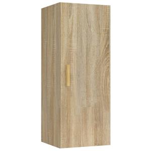 VidaXL Wandkast 34,5x34x90 Cm Bewerkt Hout Sonoma Eikenkleurig