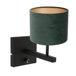 Steinhauer Stang wandlamp groen kapdiameter: 20 cm metaal