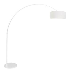 Steinhauer Sparkled Light vloerlamp wit metaal 230 cm hoog verstelbaar