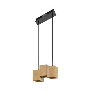 LEDVANCE Smart+ WLAN Pendelleuchte Wood in Schwarz 3x 7W 1950lm tunable White