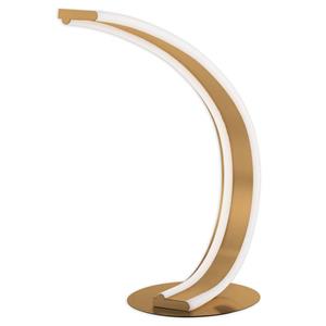 Q-Smart-Home Paul Neuhaus Q-VITO LED tafellamp gebogen messing