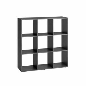Huisenthuis.nl Vakkenkast Camiel Antraciet - 104x33x107 cm - 9 vakken