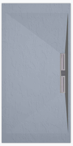 Sanifun douchebak Stone Side Gray Slate 110 x 90 S.