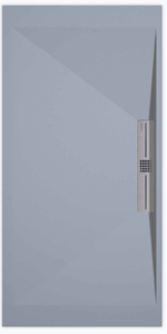 Sanifun douchebak Stone Side Gray Smooth 110 x 90 S.