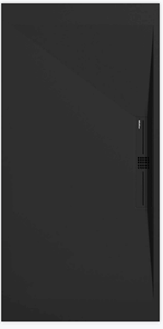 Sanifun douchebak Stone Side Black Smooth 110 x 90 P.