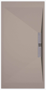 Sanifun douchebak Stone Side Sand Smooth 110 x 90 S.