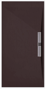 Sanifun douchebak Stone Side Chocolate Slate 100 x 80 S.