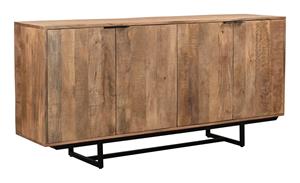 Livingfurn Dressoir Valdez Mangohout, 180cm - Bruin