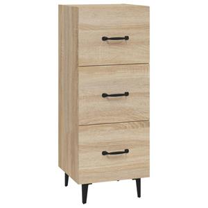 VidaXL Dressoir 34,5x34x90 Cm Bewerkt Hout Sonoma Eiken