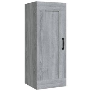 vidaXL Hängeschrank Grau Sonoma 35x34x90 cm Holzwerkstoff 