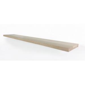 Wood Brothers Zwevende wandplank eiken recht 100 x 30 cm - 25 mm
