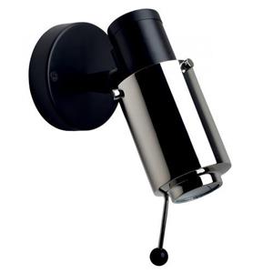 dcweditions DCW Editions Biny Spot Led Wandlamp - Zwart/nikkel - met stokje - zonder schakelaar