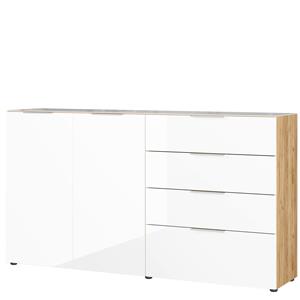 Huisenthuis.nl Dressoir Sirmione Wit-Eiken Large