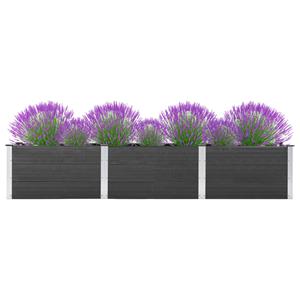 VidaXL Plantenbak verhoogd 300x50x54 cm HKC grijs