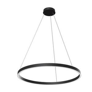 Pendelleuchter LED Schwarz Kreis Ø 80cm Rim Maytoni