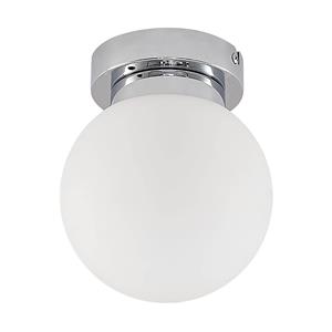 Lindby Tavino plafondlamp, bolkap, chroom