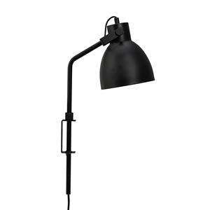 Dyberg Larsen Coast wandlamp m. stekker zwart