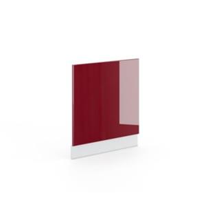 Vicco Geschirrspülerfront 60 cm Bordeaux Hochglanz Küchenschrank Blende Küchenzeile Fame-Line bordeaux