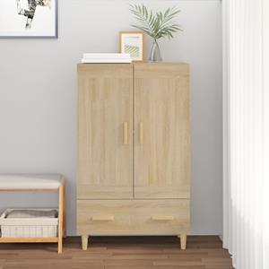 vidaXL Hoge kast 70x31x115 cm bewerkt hout sonoma eikenkleurig
