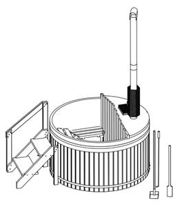 Home Deluxe Whirlpool-Badewanne »Hot Tub SKANDI«