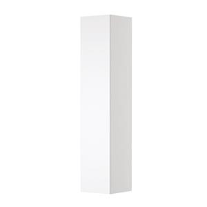 INK Badkamerkast - 35x35x169cm - 1 deur - links en rechtsdraaiend - greeploos - MDF lak wit mat 1241150