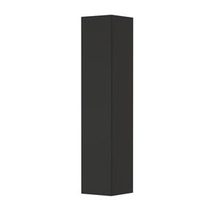 INK Badkamerkast - 35x35x169cm - 1 deur - links en rechtsdraaiend - greeploos - MDF lak antraciet mat 1241151