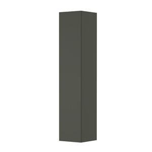 INK Badkamerkast - 35x35x169cm - 1 deur - links en rechtsdraaiend - greeploos - MDF lak Mat beton groen 1241157