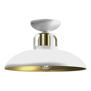 Eko-Light Plafondlamp Felix, wit/goud