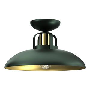 Eko-Light Plafondlamp Felix, groen/goud