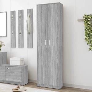 VidaXL Garderobenschrank Grau Sonoma 55x25x189 cm Holzwerkstoff 