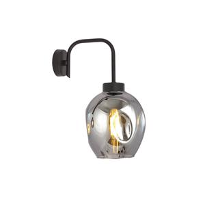 EMIBIG LIGHTING Wandlamp Lukka, 1-lamp, zwart/grafiet