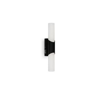 Briloner Badkamer- en spiegellamp Klak Brilo, zwart, 32 cm