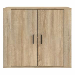 vidaXL Dressoir 80x33x70 cm bewerkt hout sonoma eikenkleurig