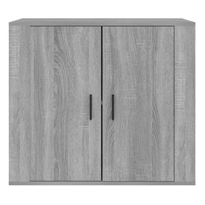 vidaXL Dressoir 80x33x70 cm bewerkt hout grijs sonoma eikenkleurig