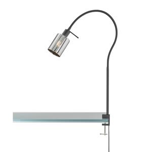 FISCHER & HONSEL Klemlamp Iska, zandzwart