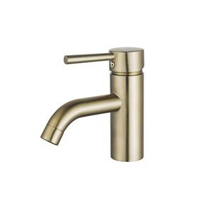 Fortifura Calvi Wastafelkraan - 14.8cm - opbouw - Geborsteld Messing PVD (Goud) SW720547