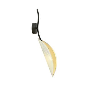 EMIBIG LIGHTING Wandlamp Lotus, zwart/wit/goud, 1-lamp