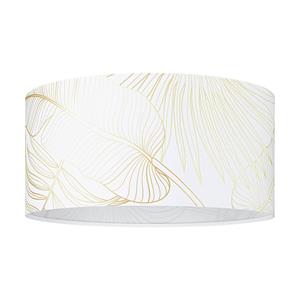 EGLO Plafondlamp Bucamaranga wit met blad-motiefprint