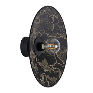 MARKET SET Gatsby wandlamp kumo zwart Ø 40cm