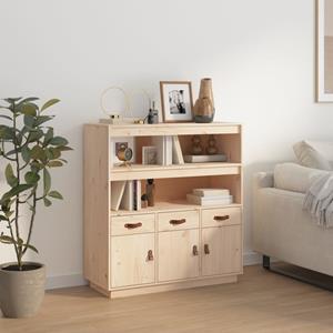 Hoge kast 100x40x108,5 cm massief grenenhout