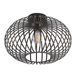 Lindby Rosalea plafondlamp, messing