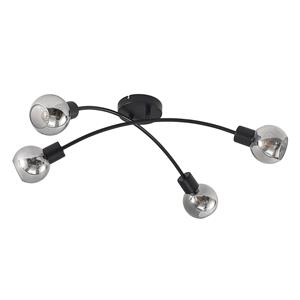 Lindby Lioma plafondlamp, 4-lamps, zwart