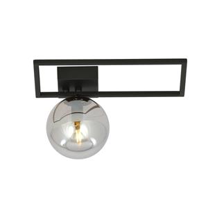 Euluna Plafondlamp Imago 1D, 1-lamp, zwart/grafiet