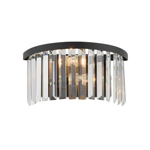 Nowodvorski Lighting Wandlamp Cristal, transparant/zwart